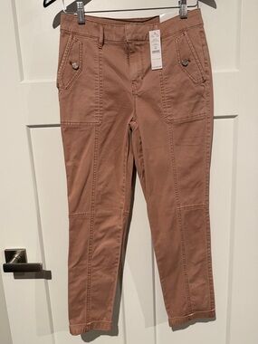 White House Black Market Mauve Pret A Jet Pant Size 4 NWT